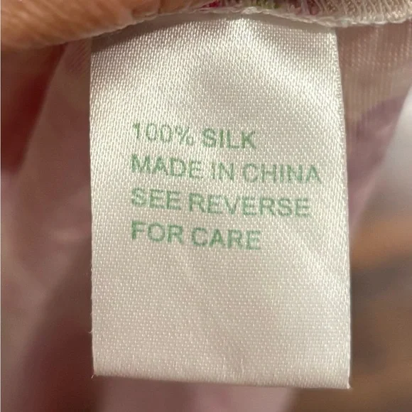 Lilly Pulitzer Blayney Pink Green Hoot Owl Floral Print 100% Silk Dress Sz Xs - Picture 7 of 7